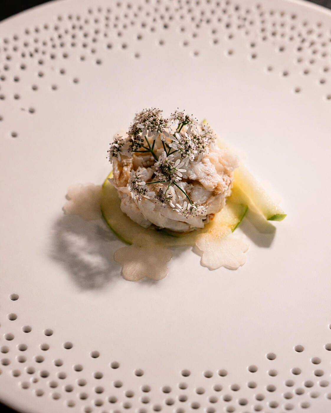 Contemporary Atelier dish served at KARA Private Dining in Singapore Contemporary Atelier dish served at KARA Private Dining in Singapore